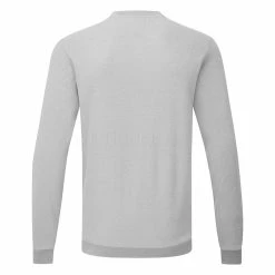 Adidas Core Crew Golf Sweater -Golf Shoes Sales Store Adidas AW22 Core Crew Pullover HN4552 SWADI330 Grey 3 Back