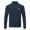 Adidas DWR 1/4 Zip Golf Sweater 1 Adidas DWR 1/4 Zip Golf Sweater -Golf Shoes Sales Store Adidas AW22 DWR Quarter Zip Left Chest HM8282 SWADI323 Crew Navy Front