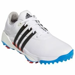 Adidas Tour 360 Golf Shoes -Golf Shoes Sales Store Adidas Tour 360 Golf Shoes White Black Blue Rush 4
