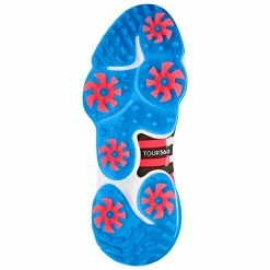 Adidas Tour 360 Golf Shoes -Golf Shoes Sales Store Adidas Tour 360 Golf Shoes White Black Blue Rush 6