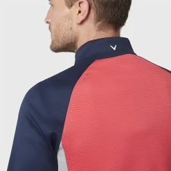 Callaway Blocked Ottoman Fleece 1/4 Zip Golf Sweater 12 Callaway Blocked Ottoman Fleece 1/4 Zip Golf Sweater -Golf Shoes Sales Store Callaway SS22 Blocked Ottoman Fleece 1 4 Zip Sweater Teaberry CGKFB0S3 678 SWCAL077 Model 2