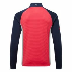 Callaway Blocked Ottoman Fleece 1/4 Zip Golf Sweater 10 Callaway Blocked Ottoman Fleece 1/4 Zip Golf Sweater -Golf Shoes Sales Store Callaway SS22 Blocked Ottoman Fleece 1 4 Zip Sweater Teaberry CGKFB0S3 678 SWCAL077 back