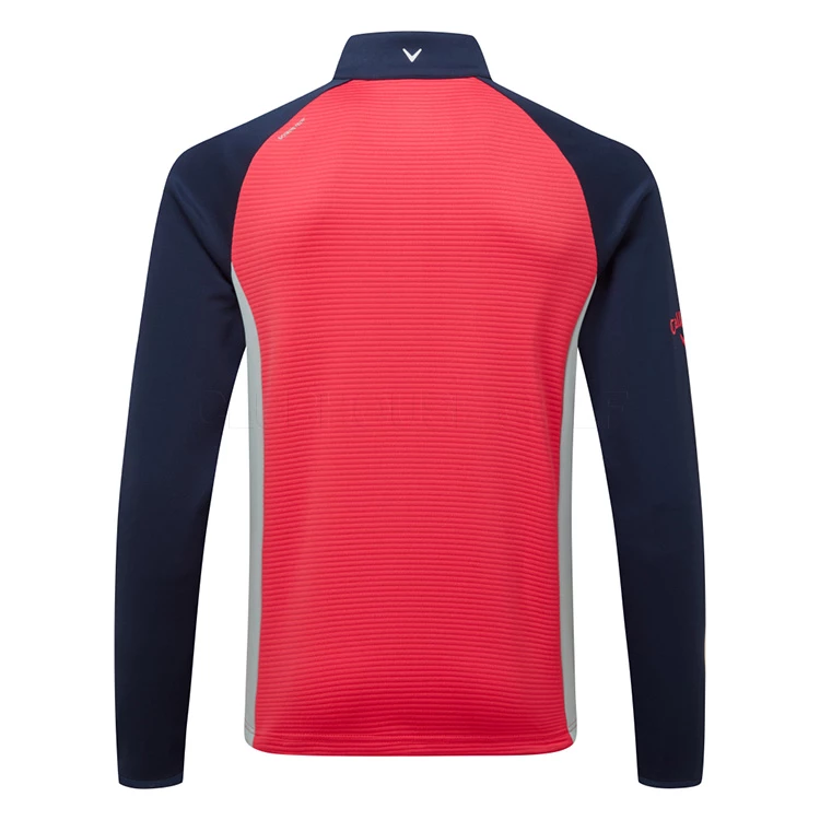 Callaway Blocked Ottoman Fleece 1/4 Zip Golf Sweater 5 Callaway Blocked Ottoman Fleece 1/4 Zip Golf Sweater - Image 3