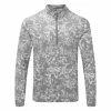 Callaway Camo 1/4 Zip Golf Sweater -Golf Shoes Sales Store Callaway SS22 Camo 1 4 Zip Sweater Flinstone CGKSC0K5 075 SWCAL075 Front
