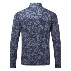 Callaway Camo 1/4 Zip Golf Sweater 7 Callaway Camo 1/4 Zip Golf Sweater -Golf Shoes Sales Store Callaway SS22 Camo 1 4 Zip Sweater Peacoat CGKSC0K5 410 SWCAL076 back