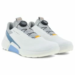 Ecco Biom H4 BOA Gore-Tex Golf Shoes 12 Ecco Biom H4 BOA Gore-Tex Golf Shoes -Golf Shoes Sales Store Ecco Biom H 4 BOA Gore Tex Golf Shoes White Retro Blue 5