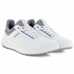 Ecco Core Golf Shoes -Golf Shoes Sales Store Ecco Golf Core White Shadow White Silver Grey Golf Shoe 5