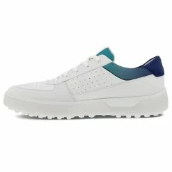 Ecco Tray Golf Shoes -Golf Shoes Sales Store Ecco Tray Golf Shoes White Blue Depths Caribbean 3