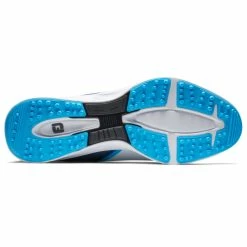 FootJoy Fuel Sport 55454 Golf Shoes -Golf Shoes Sales Store FootJoy FJ Fuel Sport Shoes White Navy Blue 6