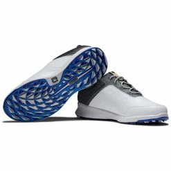 FootJoy FJ Stratos 50072 Golf Shoes -Golf Shoes Sales Store FootJoy FJ Stratos 50072 Golf Shoes White Black Forged Iron Blanc de Blanc 6