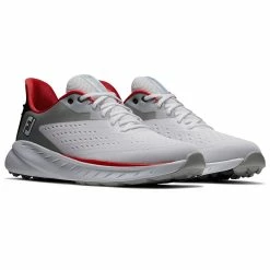 FootJoy FJ Flex XP 56277 Golf Shoes -Golf Shoes Sales Store FootJoy Flex XP 56277 Golf Shoes Bright White Bittersweet Black Mirage Gray 3