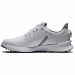 FootJoy Fuel BOA 55446 Golf Shoes 10 FootJoy Fuel BOA 55446 Golf Shoes -Golf Shoes Sales Store FootJoy Fuel BOA Golf Shoes White Grey 3