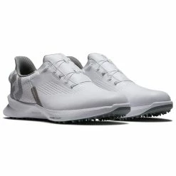 FootJoy Fuel BOA 55446 Golf Shoes 12 FootJoy Fuel BOA 55446 Golf Shoes -Golf Shoes Sales Store FootJoy Fuel BOA Golf Shoes White Grey 5