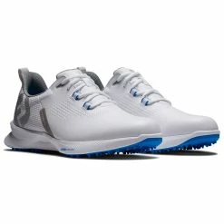 FootJoy Fuel 55440 Golf Shoes 12 FootJoy Fuel 55440 Golf Shoes -Golf Shoes Sales Store FootJoy Fuel Golf Shoes White White Blue 5