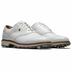 FootJoy Premiere Series Wilcox 54322 Golf Shoes 10 FootJoy Premiere Series Wilcox 54322 Golf Shoes -Golf Shoes Sales Store FootJoy Premier Series Wilcox Shoes White Light Grey 3