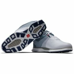 FootJoy Pro SL Sport 53854 Golf Shoes 13 FootJoy Pro SL Sport 53854 Golf Shoes -Golf Shoes Sales Store FootJoy Pro SL Sport Golf Shoes White Blue Fog Navy 6