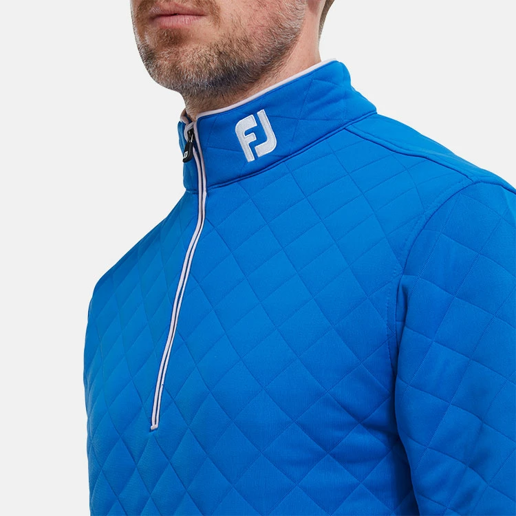 FootJoy Diamond Jacquard Chill-Out 1/4 Zip Golf Pullover 7 FootJoy Diamond Jacquard Chill-Out 1/4 Zip Golf Pullover - Image 5