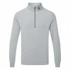 FootJoy Diamond Jacquard Chill-Out 1/4 Zip Golf Pullover 1 FootJoy Diamond Jacquard Chill-Out 1/4 Zip Golf Pullover -Golf Shoes Sales Store FootJoy SS22 Diamond Jacquard Chill Out 1 4 Zip Golf Sweater Grey Charcoal 88453 Front