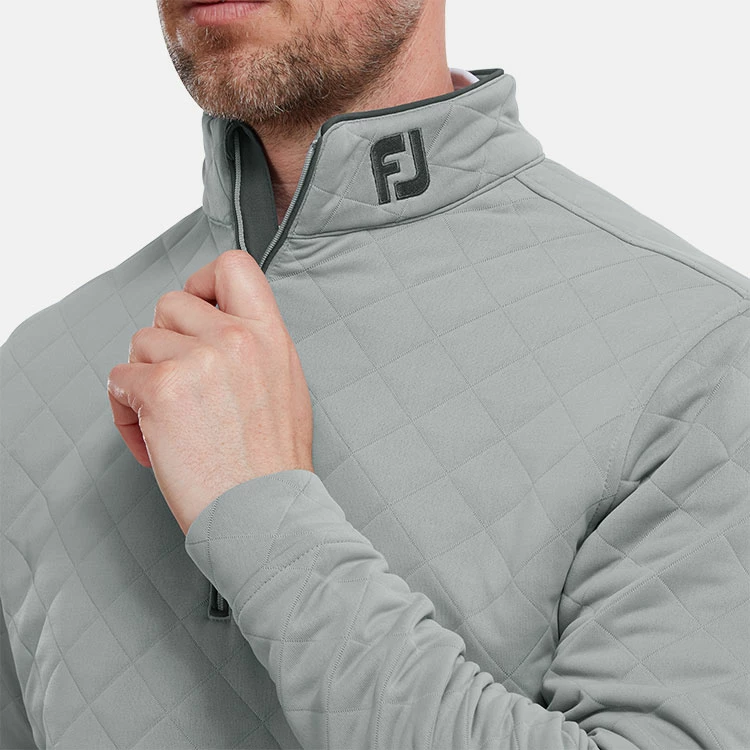 FootJoy Diamond Jacquard Chill-Out 1/4 Zip Golf Pullover 7 FootJoy Diamond Jacquard Chill-Out 1/4 Zip Golf Pullover - Image 5