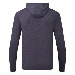 FootJoy Lightweight Golf Hoodie -Golf Shoes Sales Store FootJoy SS22 Lightweight Golf Hoodie Heather Navy 88448 Back