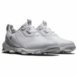 FootJoy Tour Alpha 55505 Golf Shoes -Golf Shoes Sales Store FootJoy Tour Alpha Golf Shoes White Grey Lime 5
