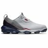 FootJoy Tour Alpha 55500 Golf Shoes -Golf Shoes Sales Store FootJoy Tour Alpha Shoes White Navy Grey 1
