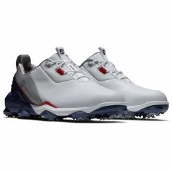 FootJoy Tour Alpha 55500 Golf Shoes -Golf Shoes Sales Store FootJoy Tour Alpha Shoes White Navy Grey 3