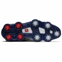 FootJoy Tour Alpha 55500 Golf Shoes -Golf Shoes Sales Store FootJoy Tour Alpha Shoes White Navy Grey 6