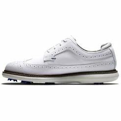 FootJoy FJ Traditions 57910 Golf Shoes -Golf Shoes Sales Store FootJoy Traditions Golf Shoes White 3