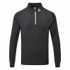 FootJoy Chill-Out 1/4 Zip Golf Pullover 2 FootJoy Chill-Out 1/4 Zip Golf Pullover -Golf Shoes Sales Store FootJoy SS19 Chill Out 2.0 Pullover 90146 Code SWFOO088 Black Front