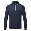 FootJoy Chill-Out 1/4 Zip Golf Pullover -Golf Shoes Sales Store FootJoy SS19 Chill Out 2.0 Pullover 90147 Code SWFOO089 Navy Front