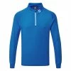 FootJoy Chill-Out 1/4 Zip Golf Pullover -Golf Shoes Sales Store FootJoy SS19 Chill Out 2.0 Pullover 90148 Code SWFOO090 Cobalt Front