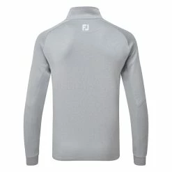 FootJoy Chill-Out 1/4 Zip Golf Pullover -Golf Shoes Sales Store FootJoy SS19 Chill Out 2.0 Pullover 90149 Code SWFOO091 HeatherGrey back