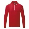 FootJoy Chill-Out 1/4 Zip Golf Pullover -Golf Shoes Sales Store FootJoy SS19 Chill Out 2.0 Pullover 90150 Code SWFOO092 Red Front