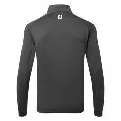 FootJoy Chill-Out 1/4 Zip Golf Pullover -Golf Shoes Sales Store FootJoy SS20 Chill Out Pullover 90397 Code SWFOO110 Charcoal back
