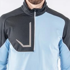 Galvingreen Galvin Green Daxton Insula Golf Pullover 19 Galvingreen Galvin Green Daxton Insula Golf Pullover -Golf Shoes Sales Store Galvin Green AW22 DAXTON G124267 BLUE BELL BLACK WHITE Model 6