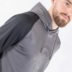 Galvingreen Galvin Green Devlin Insula Golf Hoodie -Golf Shoes Sales Store Galvin Green AW22 DEVLIN HOODED G134207 FORGED IRON BLACK model 2