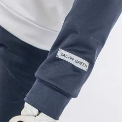Galvingreen Galvin Green Devlin Insula Golf Hoodie -Golf Shoes Sales Store Galvin Green AW22 DEVLIN HOODED G134273 COOL GREY NAVY Model 5