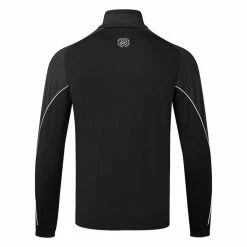 Galvingreen Galvin Green Daxton Insula Golf Pullover -Golf Shoes Sales Store Galvin Green SS22 Daxton Insula Half Zip Pullover G124271 Code SWGAL355 M Black Granite Grey White Back