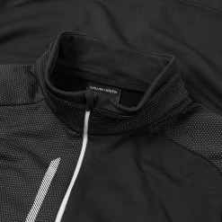 Galvingreen Galvin Green Daxton Insula Golf Pullover -Golf Shoes Sales Store Galvin Green SS22 Daxton Insula Half Zip Pullover G124271 Code SWGAL355 M Black Granite Grey White Detail