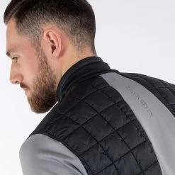 Galvingreen Galvin Green Damian Insula Golf Jacket 12 Galvingreen Galvin Green Damian Insula Golf Jacket -Golf Shoes Sales Store Galvin Green SS22 Damian Full Zip Insula Sweater G124107 Code SWGAL348 M Sharkskin Black Model 2