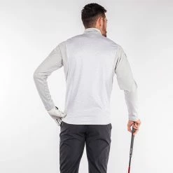 Galvingreen Galvin Green Dane Insula Golf Jacket 13 Galvingreen Galvin Green Dane Insula Golf Jacket -Golf Shoes Sales Store Galvin Green SS22 Dane Insula Full Zip Jacket G125001 Code SWGAL357 M White Cool Grey Model 3