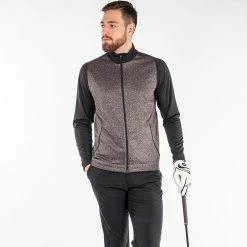 Galvingreen Galvin Green Dane Insula Golf Jacket 11 Galvingreen Galvin Green Dane Insula Golf Jacket -Golf Shoes Sales Store Galvin Green SS22 Dane Insula Full Zip Jacket G125077 Code SWGAL359 M Sharkskin Black Model 1