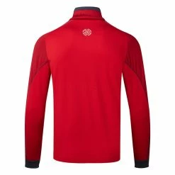 Galvingreen Galvin Green Daxton Insula Golf Pullover 10 Galvingreen Galvin Green Daxton Insula Golf Pullover -Golf Shoes Sales Store Galvin Green SS22 Daxton Insula Half Zip Pullover G124223 Code SWGAL352 M Red Navy White Back