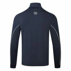 Galvingreen Galvin Green Daxton Insula Golf Pullover 10 Galvingreen Galvin Green Daxton Insula Golf Pullover -Golf Shoes Sales Store Galvin Green SS22 Daxton Insula Half Zip Pullover G124231 Code SWGAL353 M Navy Ensign Blue White Back