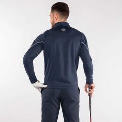 Galvingreen Galvin Green Daxton Insula Golf Pullover 13 Galvingreen Galvin Green Daxton Insula Golf Pullover -Golf Shoes Sales Store Galvin Green SS22 Daxton Insula Half Zip Pullover G124231 Code SWGAL353 M Navy Ensign Blue White Model 3