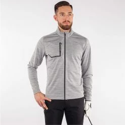 Galvingreen Galvin Green Dennis Insula Golf Jacket -Golf Shoes Sales Store Galvin Green SS22 Dennis Insula Full Zip Jacket G125170 Code SWGAL361 M Light Grey Model 1