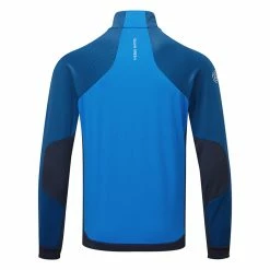 Galvingreen Galvin Green Donald Insula Golf Jacket 7 Galvingreen Galvin Green Donald Insula Golf Jacket -Golf Shoes Sales Store Galvin Green SS23 Donald Full Zip Sweater G134563 SWGAL387 S Blue Navy White Back