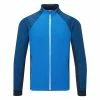 Galvingreen Galvin Green Donald Insula Golf Jacket -Golf Shoes Sales Store Galvin Green SS23 Donald Full Zip Sweater G134563 SWGAL387 S Blue Navy White Front