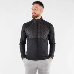 Galvingreen Galvin Green Dexter Insula Golf Jacket -Golf Shoes Sales Store Galvin Green Dexter Full Zip Golf Jacket Black G134177 SWGAL368 Model 1